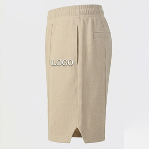 High Selling Custom Men's Workout Fitness <b>Shorts</b> Drawstring Solid Mid Anti-Wrinkle Breathable Quick Dry Sport Running Gym Casual - Product Image 4