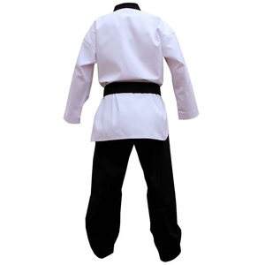Uniforme de Karate de Manga Larga, 100% Algodón, Duradero y Transpirable, con Color y Logotipo Personalizados, MOQ Bajo, en Venta - Product Image 2