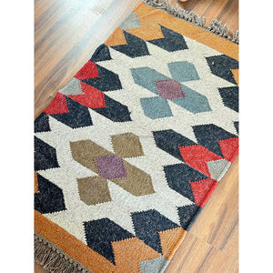 Tapis Kilim tissé en coton de luxe fait à la main tapis personnalisables tapis de prière lavables à usage domestique - Product Image 1