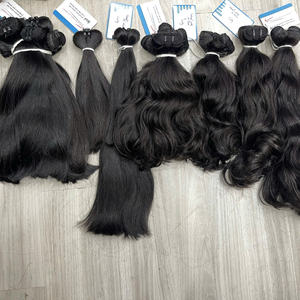 Expédition rapide, cheveux vierges vietnamiens non traités, cuticules alignées, cheveux bouclés profondément ondulés, mèches de cheveux humains, extensions de cheveux - Product Image 4
