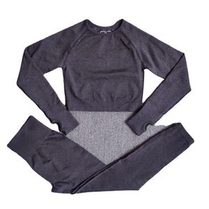 Ropa Deportiva Personalizada de Canalé para Mujer, Conjunto de Yoga de 2 Piezas con Pantalones Cortos, Ropa Deportiva Transpirable - Product Image 3