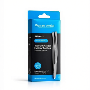 Pince à épiler médicale Warsaw, qualité supérieure, pour l'épilation et le stylisation des sourcils - Product Image 2