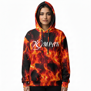 Sweat à capuche unisexe surdimensionné haut de gamme avec design de sublimation premium pour un style urbain décontracté - Product Image 1