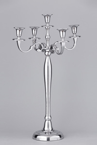 Candle Holder Candelabra Aluminum Brass Gold & Silver Five Arm <b>Table</b> <b>Top</b> Votive Christmas <b>Wedding</b> Home <b>Decoration</b> Hot Selling - Product Image 5