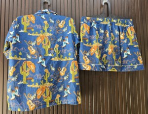 Safari Print Soft Cotton <b>Pajama</b> Set Floral Night <b>Suit</b> Shorts Bridesmaid Dress or Home Sleepwear for Her Spring Season Gift - Product Image 5
