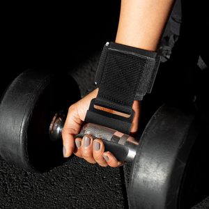 Crochets de musculation de haute qualité pour tractions, entraînement en salle de sport, avec sangle de poignet réglable pour la musculation - Product Image 5