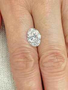 Diamante JC con Certificado IGI, Cultivado en Laboratorio, Corte Ovalado CVD, 4CT, Color EF, VVS2 VS1, Unisex, Joyería Fina Premium, Fabricación OEM ODM - Product Image 2