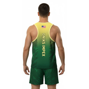 Uniforme de Atletismo Personalizado al por Mayor, Jersey y Pantalones Cortos para Entrenamiento, Fabricante OEM/ODM, Uniforme de Atletismo Cómodo - Product Image 3