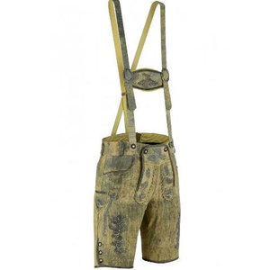 Shorts en Lederhosen pour Hommes, Qualité Durable, Style Élégant, Solides, Casual, Boutons, Écologiques, Design Confortable pour un Usage Quotidien - Product Image 1