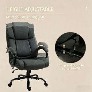 Sedia da Ufficio Direzionale in Stile Contemporaneo Tradizionale con Funzione Massaggio, Sedia Ergonomica in Legno per Scrivania, Arredo Ufficio Confortevole - Product Image 6
