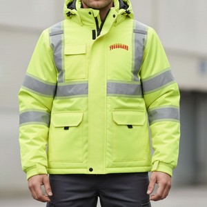 Chaqueta de Seguridad Reflectante de Alta Visibilidad, Chaqueta de Trabajo Personalizada para Construcción, Trabajo en Carreteras, Seguridad al Aire Libre, Uniforme, Proveedor OEM - Product Image 2