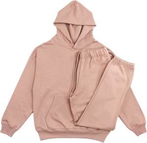 ชุดเซ็ตเสื้อฮู้ดดี้และกางเกงวอร์มทรงโอเวอร์ไซส์ ผ้าโพลีเอสเตอร์/คอตตอน คุณภาพสูง กันน้ำ ระบายอากาศได้ดี สไตล์สตรีทแวร์ สำหรับผู้ชาย - Product Image 3