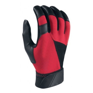 Gant de frappe en cuir WARPRO INDUSTRY blanc avec fermeture auto-agrippante unisexe pour adulte, durable, respirant, en tissu tricoté, pour la main gauche - Product Image 4