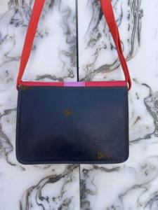 Nuevo Bolso de Mano de Moda para Mujer, Bolso de Cuero Reciclado Multicolor, Bolso de Hombro de Cuero Genuino Elegante para Mujer - Product Image 3