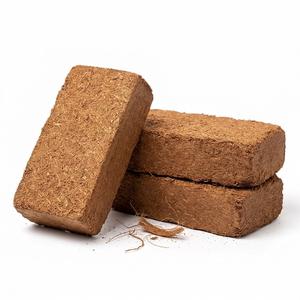 Briquettes de coco pour mélange de rempotage - 650g, fabrication OEM disponible, fabricants de mélange de rempotage à base de coco en Inde - Product Image 1