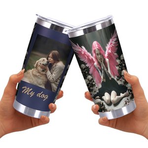 Stainless Steel Tumbler 20oz <b>Double</b> <b>Wall</b> Thermal Insulated Travel <b>Mug</b> For Camping And Outdoor Use - Product Image 2