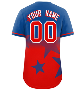 Camiseta de Béisbol Personalizada al por Mayor, Económica, con Logotipo y Nombre Impresos por Transferencia Térmica, Ropa Deportiva con Patrón Sólido, Malla Transpirable, Tallas Grandes - Product Image 4
