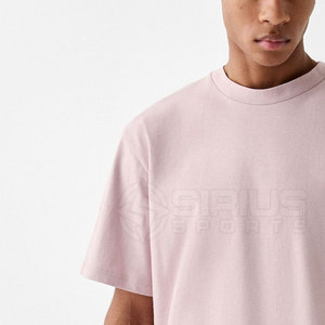 Camiseta Holgada con Logotipo Personalizado, Estampada, Lisa, Extra Grande, 100% Algodón, Talla Grande, Transpirable, de Secado Rápido, Ecológica para Hombre - Product Image 6