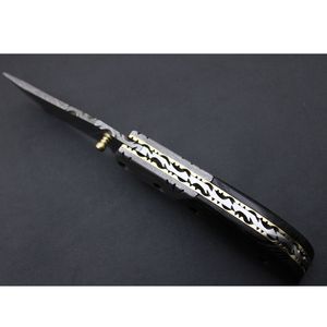 Cuchillos plegables con hoja de punta caída y bloqueo de seguridad para camping, senderismo y tareas de corte al aire libre, uso diario. - Product Image 1