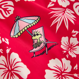 Shorts de Baño Rojos Estampados para Hombre, Secado Rápido, Casuales, con Cierre de Cordón, Diseño con Estampado de Personajes - Product Image 6