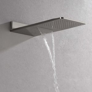 Wall Mounted Rain <b>Shower</b> <b>System</b> with 3 Body Sprays and Handheld <b>Shower</b> Bathroom Faucet Accessories - Product Image 3