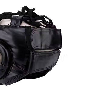 Protector de Cabeza de Cuero para Todo el Rostro, Ajustable, para Entrenamiento de Boxeo - Product Image 5