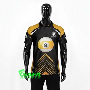 Camiseta de Billar Premium SAFA SPORTS, Ropa Personalizada para Equipos de Snooker, Prenda Deportiva con Estampado por Sublimación - Product Image 1