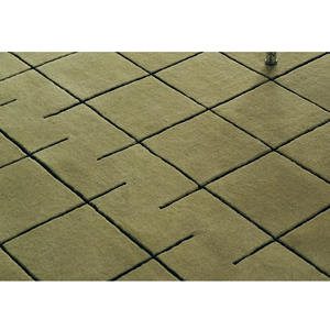 Alfombra Moderna de Lana con Diseño Geométrico, Tejida a Mano, Alfombra Decorativa con Diseño Tallado, Alfombras Hechas a Mano Personalizadas - Product Image 5