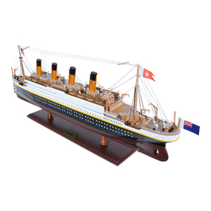 Modèle de bateau RMS Titanic artisanal - Décoration nautique de taille moyenne pour hôtel, bureau, maison et cadeau - Vente en gros, contactez-nous - Product Image 2