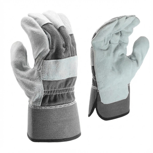 Industrial Construction Mechanical Safety Work <b>Gloves</b> Professional Manufacture Best Quality Leather <b>Driver</b> Working <b>Gloves</b> - Product Image 2