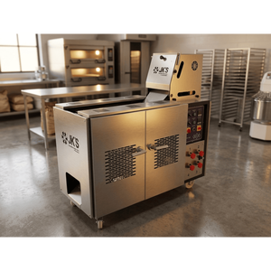 Presse à roti industrielle motorisée à grande vitesse, sortie automatique de 500 pièces, corps métallique résistant à la rouille, taille réglable - Product Image 5