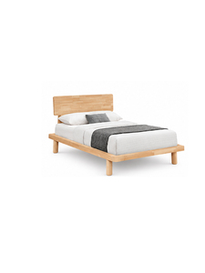 Cama Minimalista de Plataforma de Madera Maciza, Tamaño Queen, Estructura de Madera de Abedul, Diseño Ensamblable para Dormitorio, Uso Infantil - Product Image 5