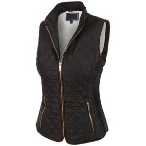 Pantalon d'équitation matelassé bleu marine pour femme, col montant, manches longues, vêtements d'équitation, gilet en polyester/nylon 2026 - Product Image 4