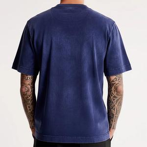 เสื้อยืดคอกลมแขนสั้นทรงปกติสำหรับผู้ชายไซส์ใหญ่พิเศษ ผ้าฝ้าย 100% เนื้อหนา พร้อมโลโก้สั่งทำด้านหน้า แห้งเร็วและระบายอากาศได้ดี - Product Image 6