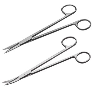 Nuevas Tijeras de Disección Curvas McIndoe de Acero Inoxidable, Instrumento Manual de Metal Med Corporation - Product Image 1