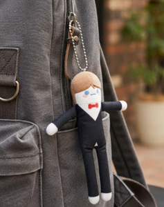 Soft Human-Shaped Plush <b>Keychain</b> with Wire Reinforcement - Product Image 5