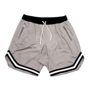 Pantalones cortos de gimnasio para hombre, pantalones cortos informales para entrenamiento, ropa deportiva ligera con cintura elástica, ropa de entrenamiento para gimnasio, ejercicio y correr - Product Image 1