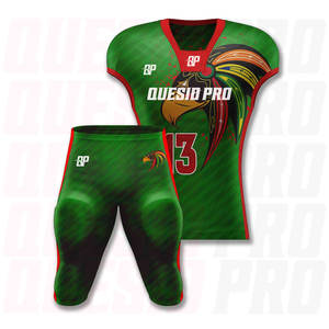 Uniforme de football américain de haute qualité, couleur personnalisée, 100% polyester, uniforme de football américain, vêtements de sport d'équipe - Product Image 1