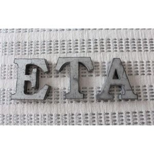 Lettres en fer galvanisé 3D en gros, grandes lettres murales en métal, alphabet en acier inoxydable argenté pour la décoration de signalétique de magasin - Product Image 6