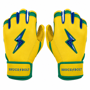 Gants de frappe de baseball SINEWY en cuir noir pour le sport et le fitness, fermeture auto-agrippante, adhérence supérieure, respirants, séchage rapide, antidérapants - Product Image 1