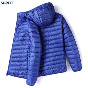 Nueva Chaqueta de Plumón para Hombre, Impermeable, Reversible, Informal, de Lana, Cálida, con Cierre y Bolsillos, Ligera - Product Image 2