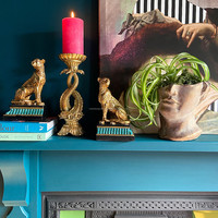 Porte-livres léopard en cuivre, décoration pour étagère de salon, bureau, chambre à coucher, artisanat, lourd