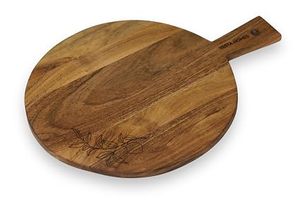 Tabla de cortar rectangular de madera Vesta Homes con mango, apta para lavavajillas y ecológica. - Product Image 1