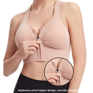 Sujetador deportivo sin costuras para yoga, de alto impacto, a prueba de golpes, fruncido, cómodo, transpirable, para entrenamiento, fitness, yoga, tallas grandes - Product Image 6