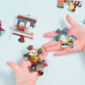 Puzzle da 100 Pezzi Caring Cats: Gioca e Impara - Product Image 3