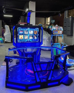 Máquina de Realidad Virtual 9D Premium para Salas de Juegos |   Cabina de Realidad Virtual con Gestión de Cables en la Parte Superior e Iluminación LED - Product Image 4