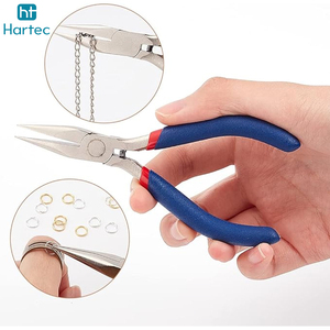 Manufacturer Price Trendy <b>Crafting</b> <b>Wire</b> Wrapping Pliers Durable Carbon Steel Split Ring Opener Jewelry Making Hand Tool Kit - Product Image 6