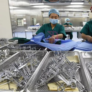 Stainless Steel <b>Mesh</b> Tray Surgical Instrument Sterilization <b>Basket</b> 250x170x70mm CE Certified Medical Use - Product Image 3