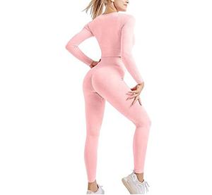 Pantalones de Yoga transpirables y cómodos para mujer, ropa deportiva, conjunto de entrenamiento - Product Image 4