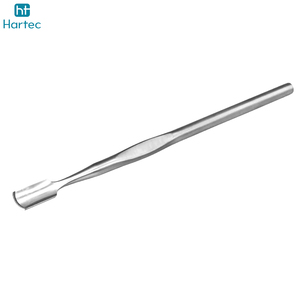 Pousse-cuticules professionnels pour manucure, en acier inoxydable de qualité médicale, double extrémité, ergonomiques, avec logo personnalisé - Product Image 2